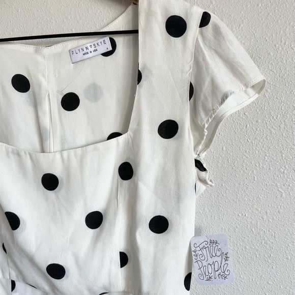 NWT Flynn Skye x Free People Polka Dot Crop Top Size Medium - Picture 6 of 8